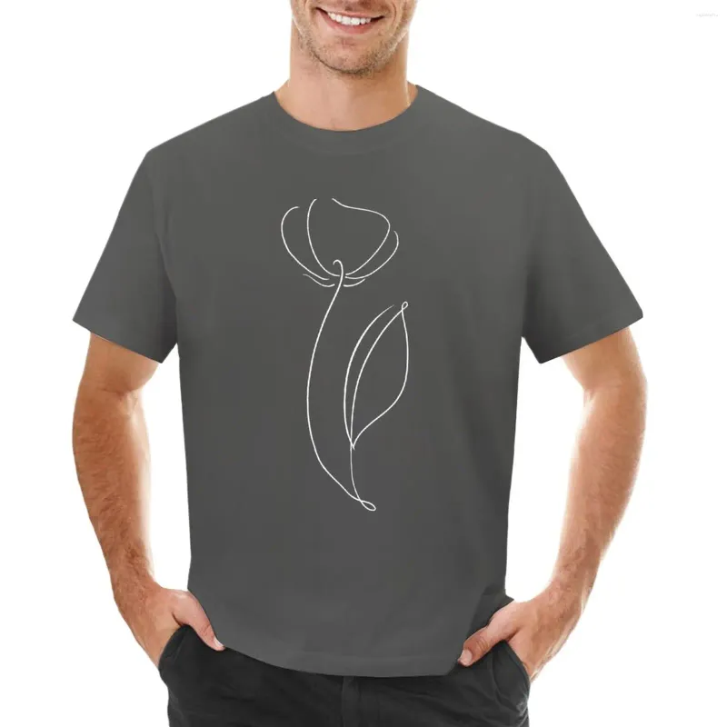 Débardeurs pour hommes T-shirt à fleurs Haut d'été Plain Anime T-shirts pour hommes