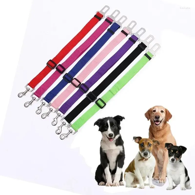 Colliers pour chiens, siège à levier, fournitures réglables, accessoires, ceinture pour animaux de compagnie, voiture moyenne, Clip de plomb rapide, petite Traction, libération de sécurité pour harnais