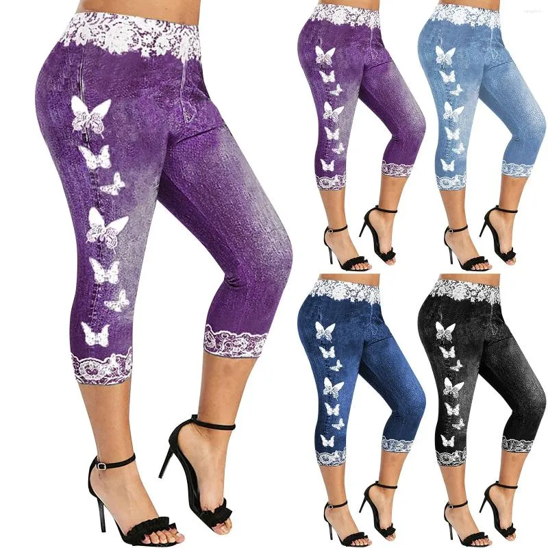 Damesjeans Dames zomerbroek voor dames Kleine camouflagekleding