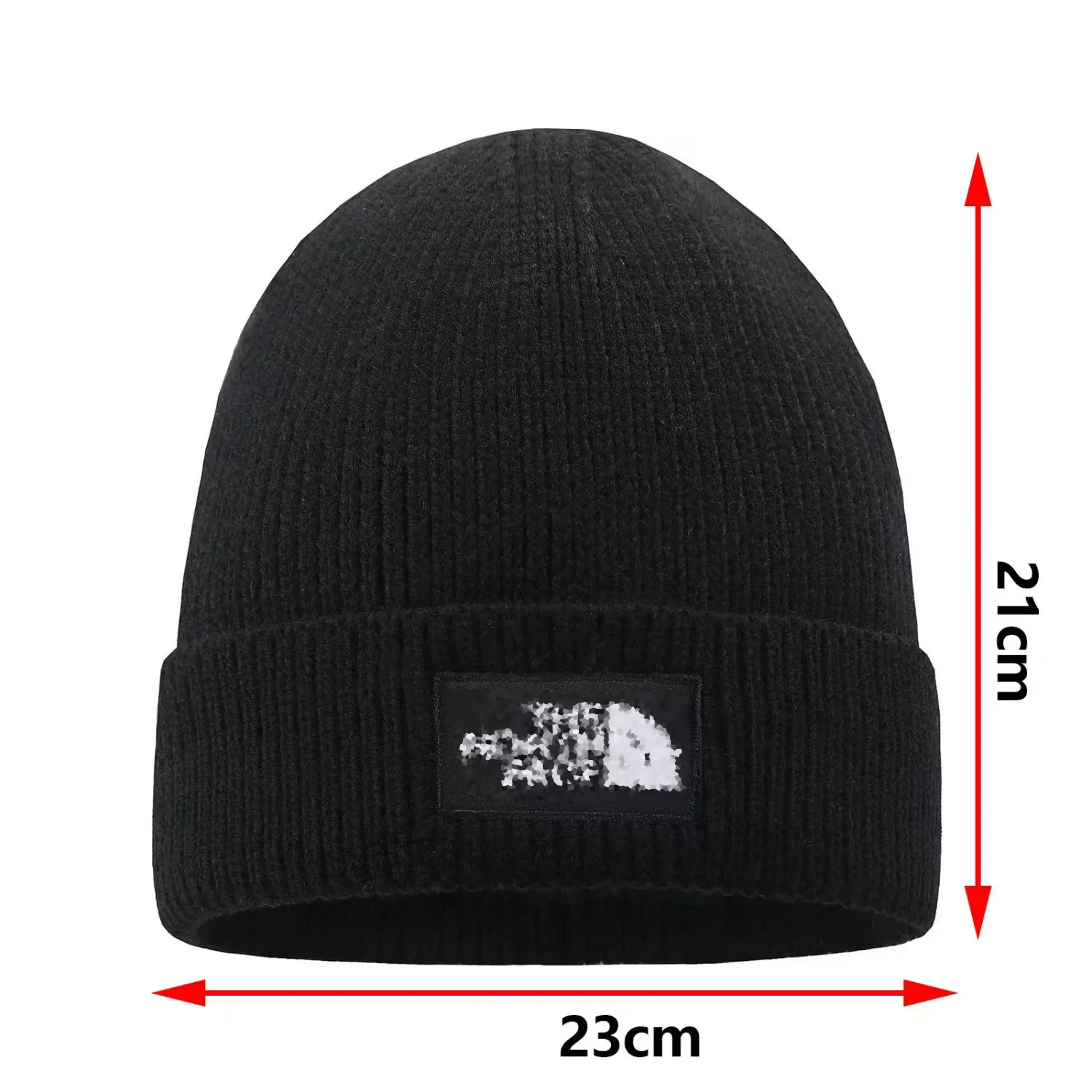 Outdoor Hats New the North Hats Headwears Cashmere Thick Knit Men Face Cap Trend Explosion Woolen Beanie Hat Women All Take Warm Embroidered