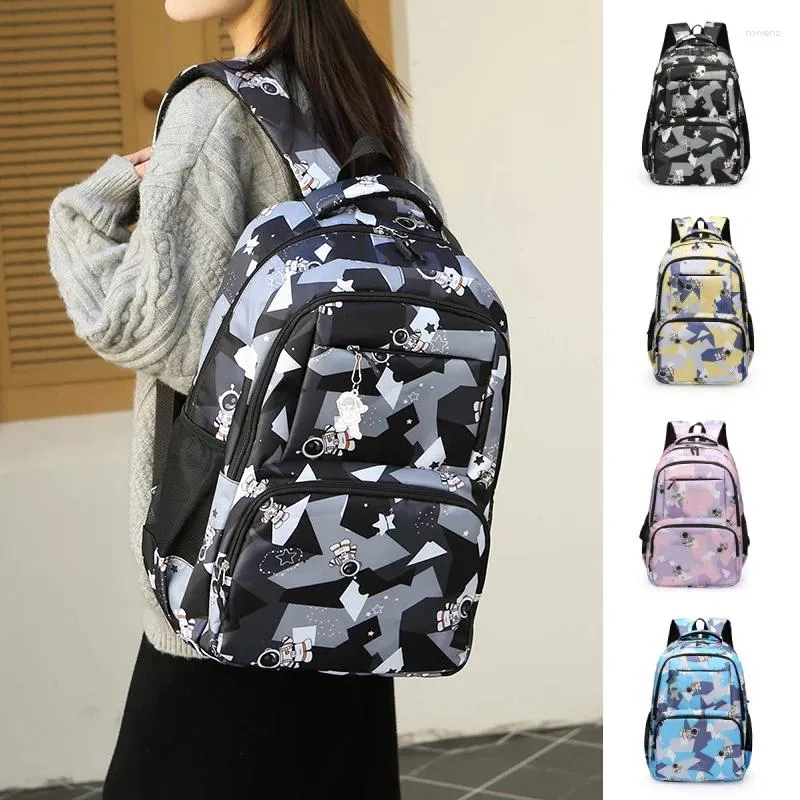 Mochila de gran capacidad para los grados 4-9 Escuela secundaria Boy Schoolbag High Girl Adolescente Campus