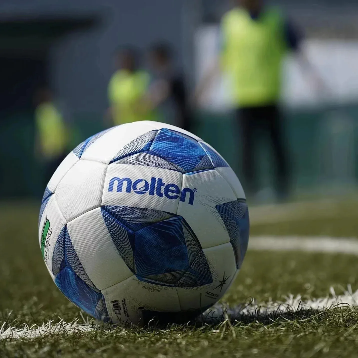 Ballons de football originaux fondus taille officielle 5 PVC cousu à la main balle résistante à l'usure en plein air herbe Football formation futbol 240130