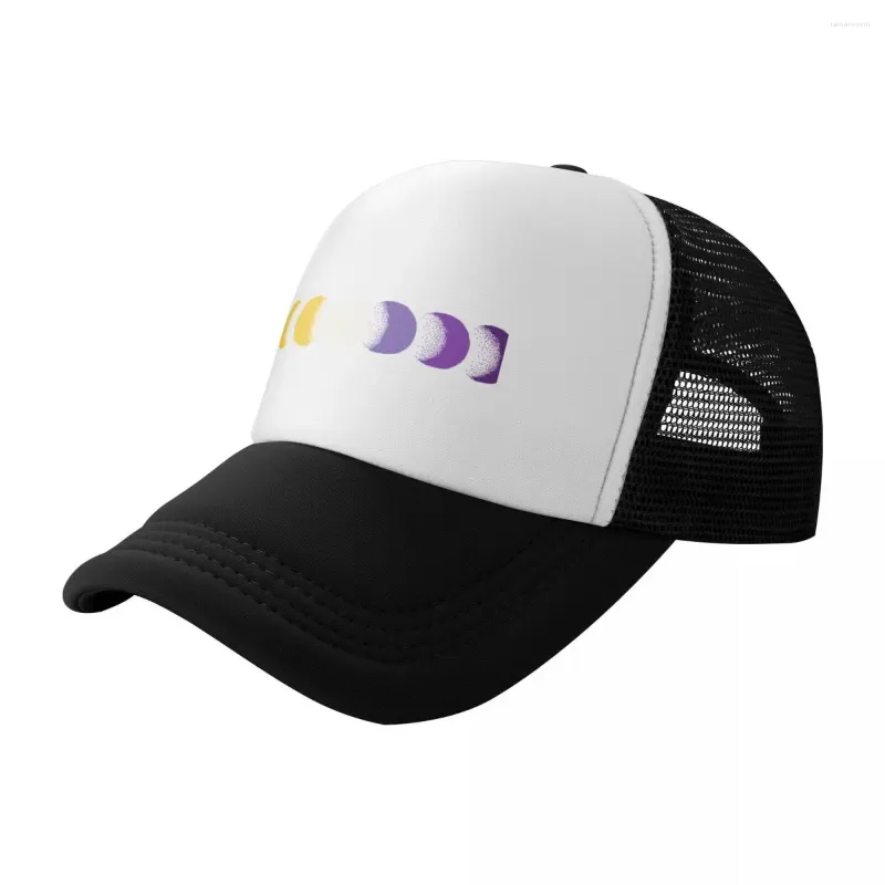 Ball Caps Nonbinary Moon Phases Baseball Cap Sommerhüte für Damen Herren