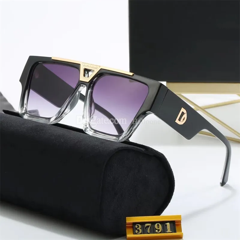 Top Luxury Sunglasses Polaroid Lens Designer For Women Mens Goggle Senior Eyewear for Women Eyeglasses Frame Vintage Metal Sun Glasses With Box