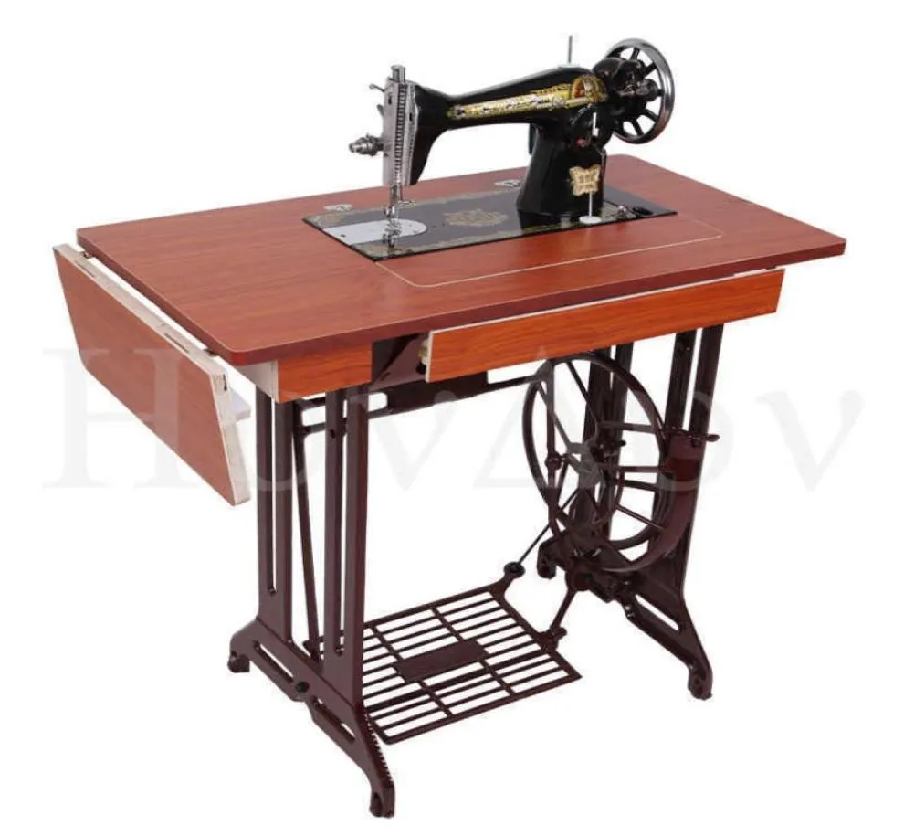Butterfly Brand Hushåll Vintage Symaskin Pedal Symaskin Manual Electric Tjock Sewing Machine9128413