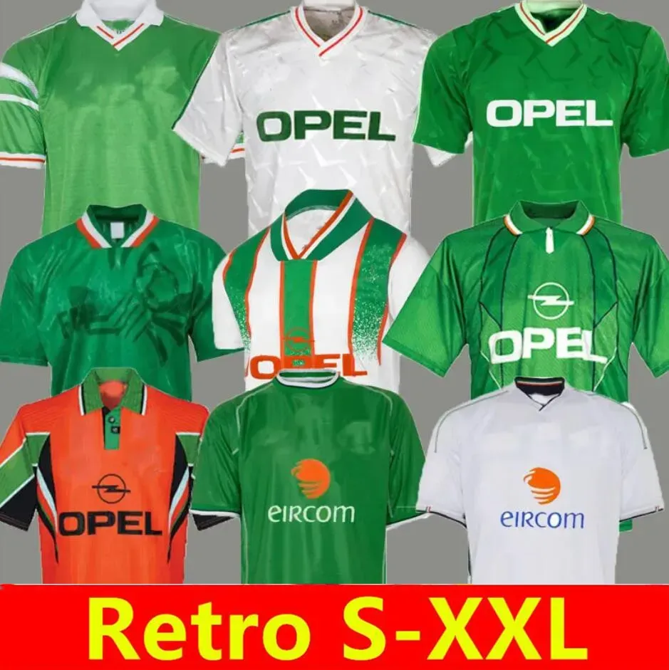 2002 1994 Keane Retro Irelands 2024 Euro Cup Soccer Jerseys 1988 1990 1992 1996 1997 Classic Vintage Irish McGrath Duff Staunton Houghton Mcateer