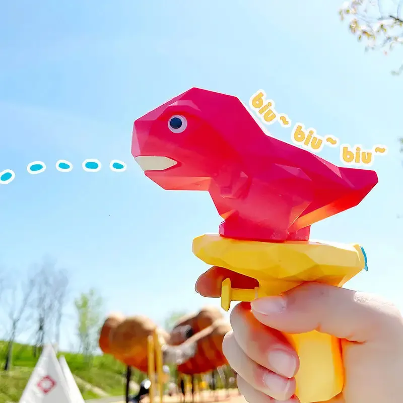 3D Dinosaur Watergun Summer 150ml Piscina Squirt Guns Water Soaker Blaster Brinquedos Presente para Meninos Meninas Praia Jogos ao ar livre 240130