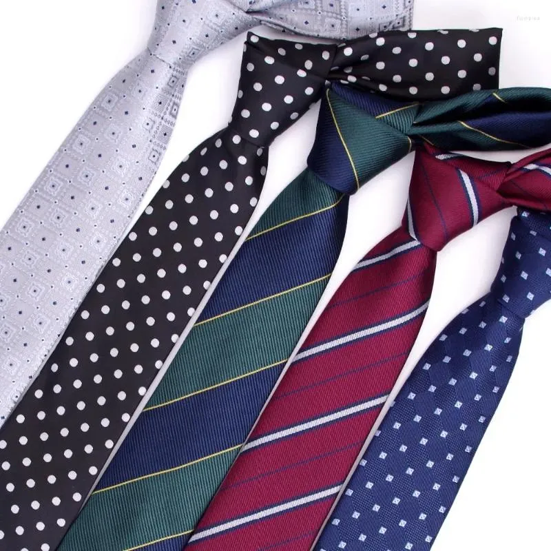 弓タイの男性7cmスキニービジネスウェディングネクタイのためのネクタイペシャー