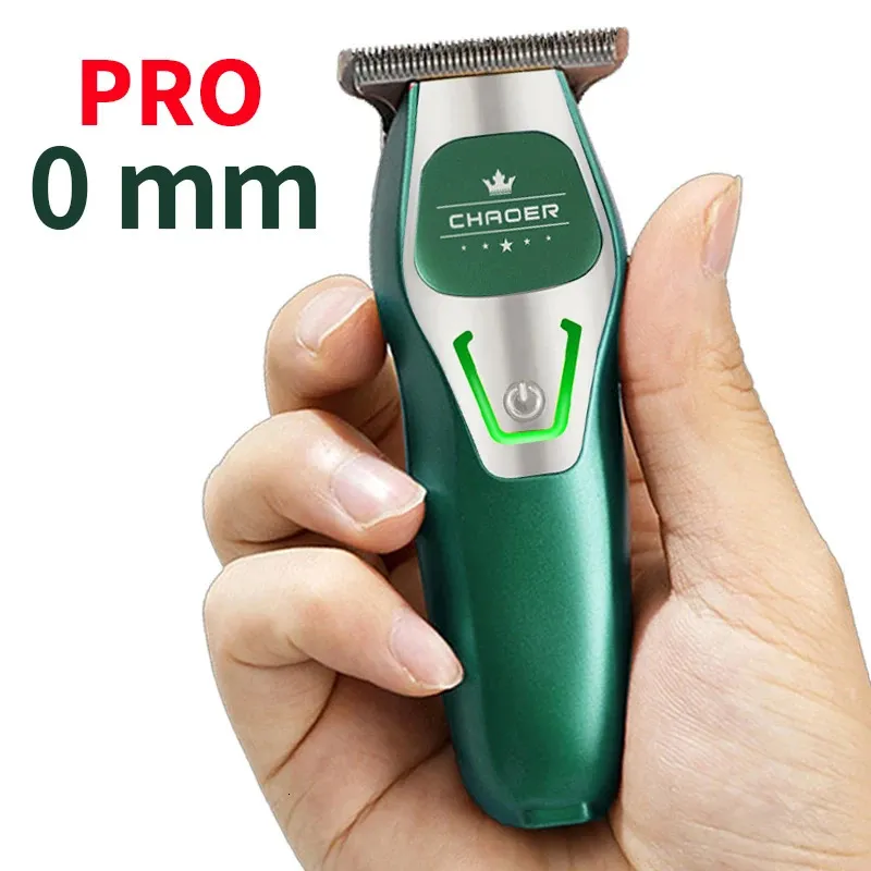 Professionele Tondeuse voor Kapper Salon Mannen Scheerapparaat Elektrische Baardtrimmer T Blade 0 MM Draadloze Haarsnijder Kapsel Machine 240131