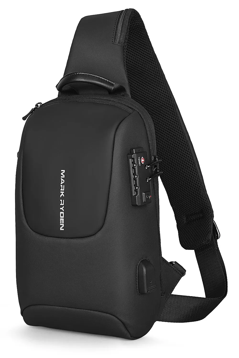 MARK RYDEN Waterproof Crossbody Bag For Men Anti Theft Leather Sling Bag Fits 9.7in Ipad 240118 From 19 56 DHgate