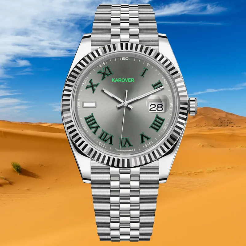 Lady Wrist Watch Automatiska klockor Sapphire 36mm 41mm mekaniskt rostfritt stål Lysande älskare Montre klockor för män förfalskar rörelse uthållighet armbandsur