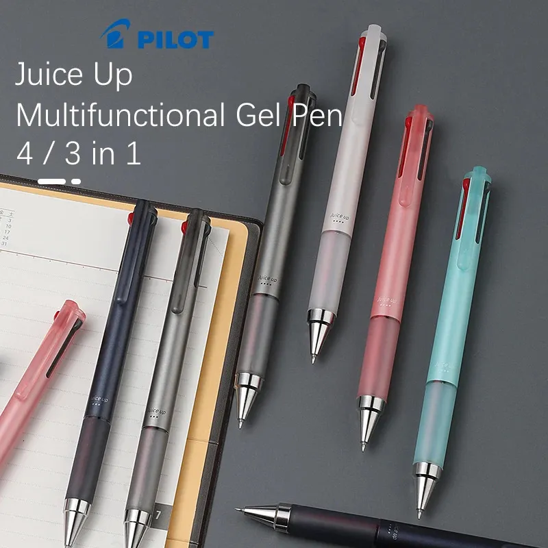 Pilot Juice Up Multifunctional Gel Pen 4 / 3 In 1 0.4mm ST Penpoint 4/3 Colors Limited Penholder Module Retractable Gel Pen 240123