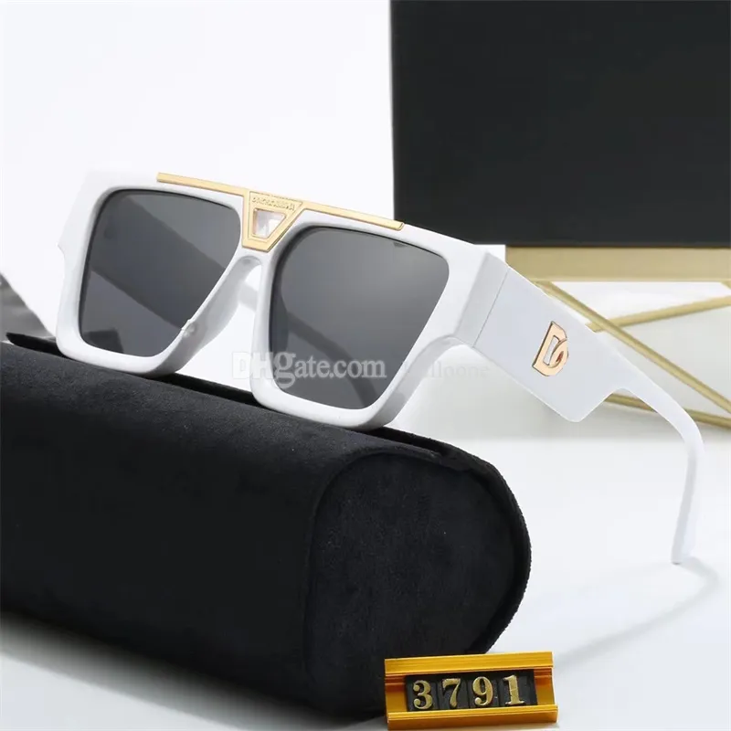 Top Luxury Sunglasses Polaroid Lens Designer For Women Mens Goggle Senior Eyewear for Women Eyeglasses Frame Vintage Metal Sun Glasses With Box