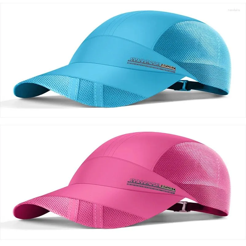 Ball Caps Mężczyźni Kobiety Szybki suszący letni sport na świeżym powietrzu Baseball Mesh Hat Cap