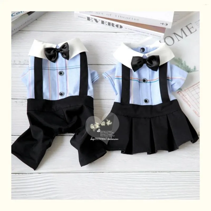 Dog Apparel Jurken And Jumpsuits For Choice Dogs Clothes 2024 Spring Summer Est Couple Dresses Overalls