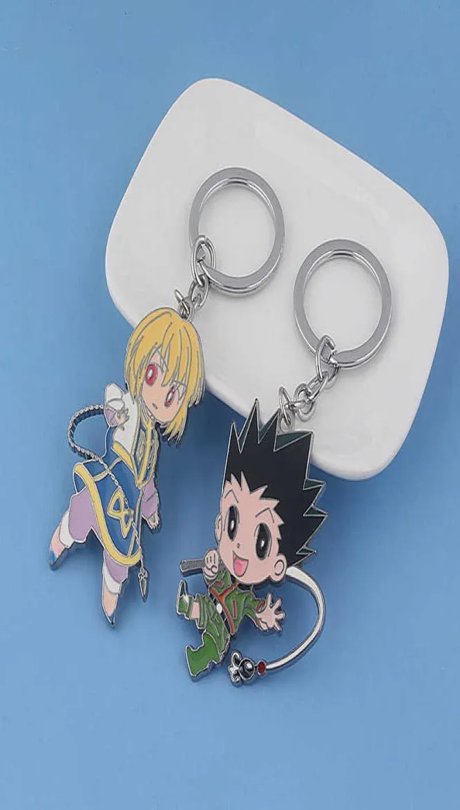 x Hunter Anime métaux Killua Zoldyck Kurapika pendentifs pour Fans pendentif porte-clés Venom3835301