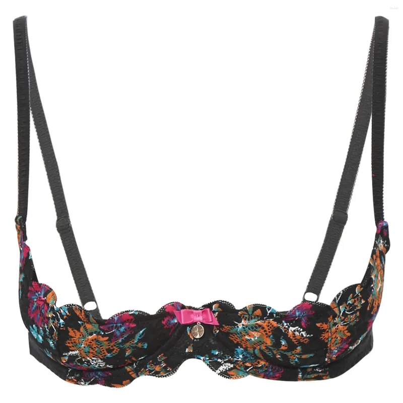 Floral Lace Bra Top: Push Up Balconette With Underwire, 1/4 Cup And Padded  Sexy Lingerie For Women From Shulasi, $14.9