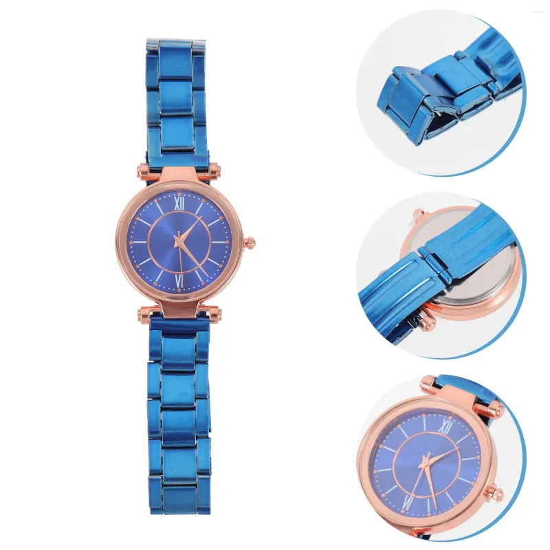 Montres-bracelets petite fille bracelet en acier montre à quartz enfant hommes cadeaux montres de mode pour femmes poignet confortable