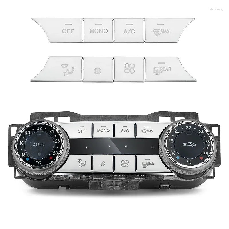 Accessoires intérieurs ABS pour Mercedes Benz C E CLS GLK classe W204 W212 Console AC médias boutons de Volume paillettes couverture autocollants garniture voiture