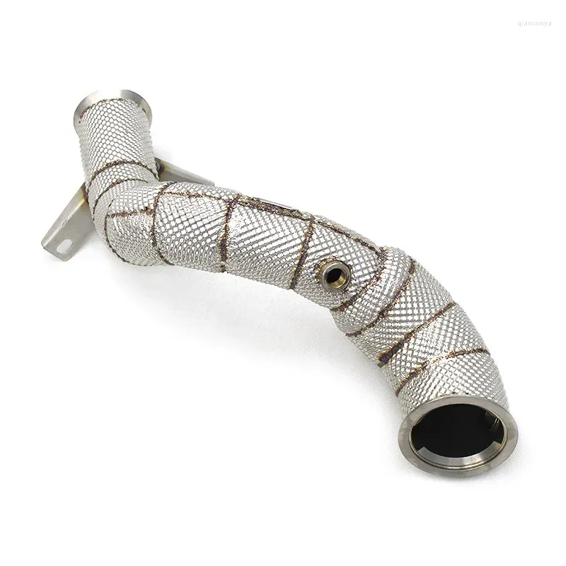 Section High Flow Pipes Branch Downpipe Exhaust Pipe With For C250 W205 1.5T