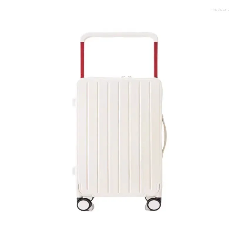 Valises 20''22''24''26'' pouces multifonctionnel large chariot bagage femme PC matériel mot de passe valise d'embarquement