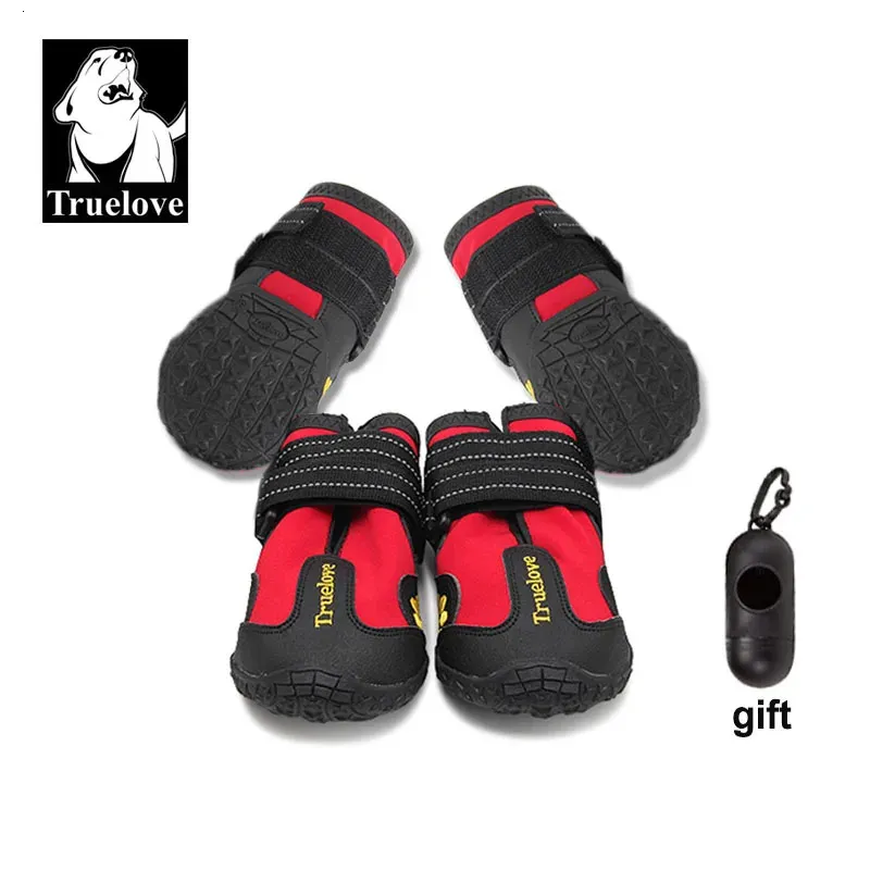 حذاء Truelove Pet Dog للكلاب الصغيرة الكبيرة في الهواء الطلق عاكس PAWS PUPPY BOOTS FOOTWEAR Buty DLA PSA 240119