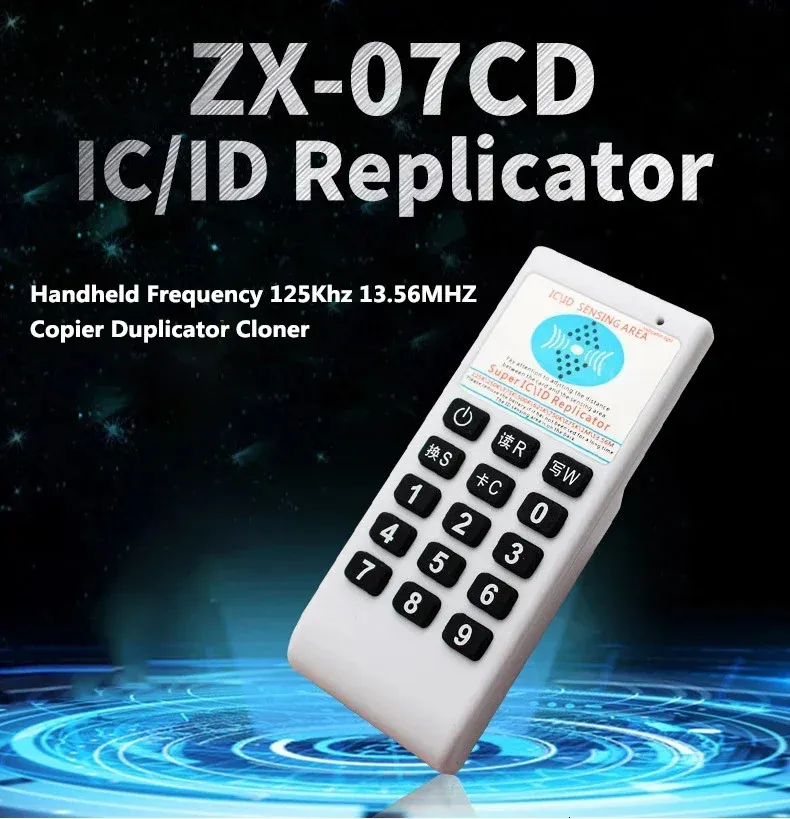 M RFID 125Khz 1356MHZ Copier Duplicator Cloner Handheld NFC IC