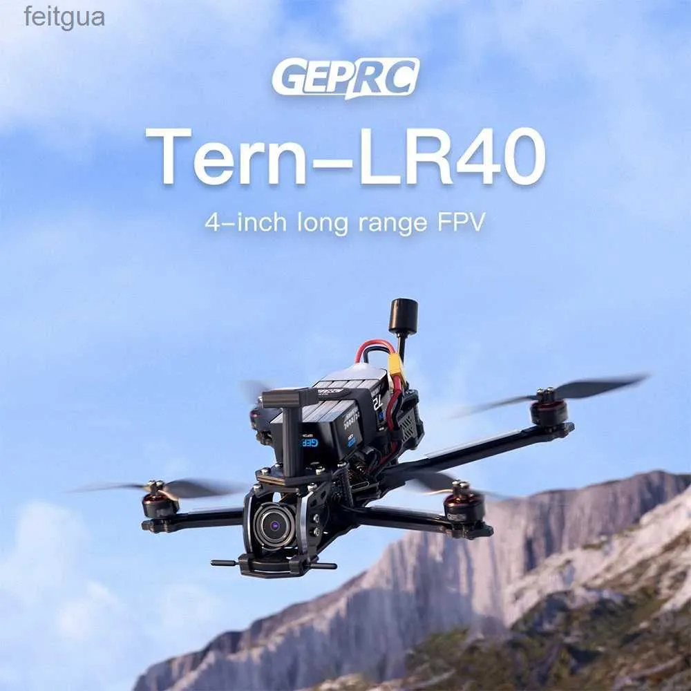 드론 GPRC TERN-LR40 아날로그 FPV 드론 GPS D-C- 타입 구조/CADDX RATEL2 카메라/호환 GP 마운트 G4 45A AIO YQ240211