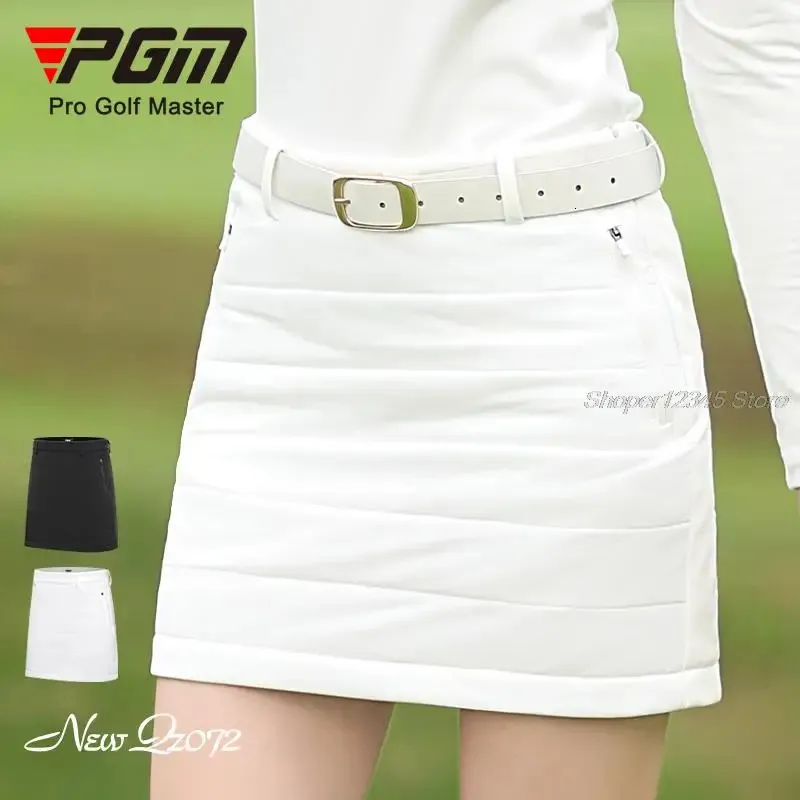Pgm Golf femmes jupe courte dames épaissir Plus coton jupes automne hiver Slim Fit crayon Skorts Tennis Badminton Golf vêtements 240122
