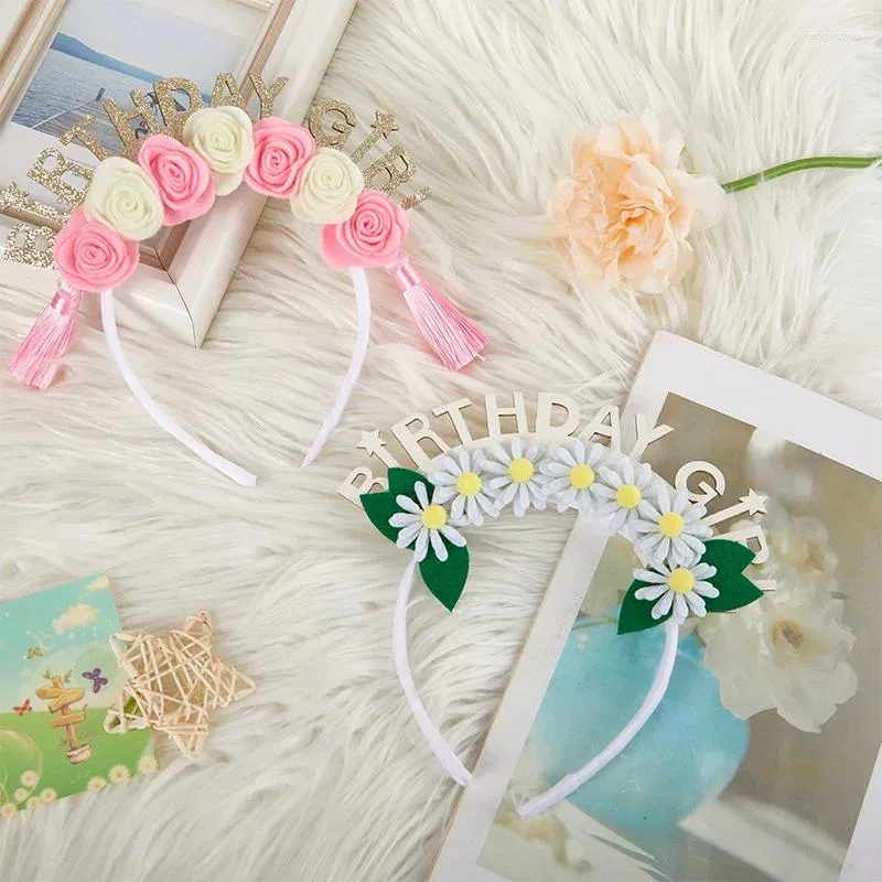 Hair Accessories Birthday Girl Crown Women Bling Rhinestone Crystal Decoration 21 30 40 50th Satin Sashes Anniversary Supplies