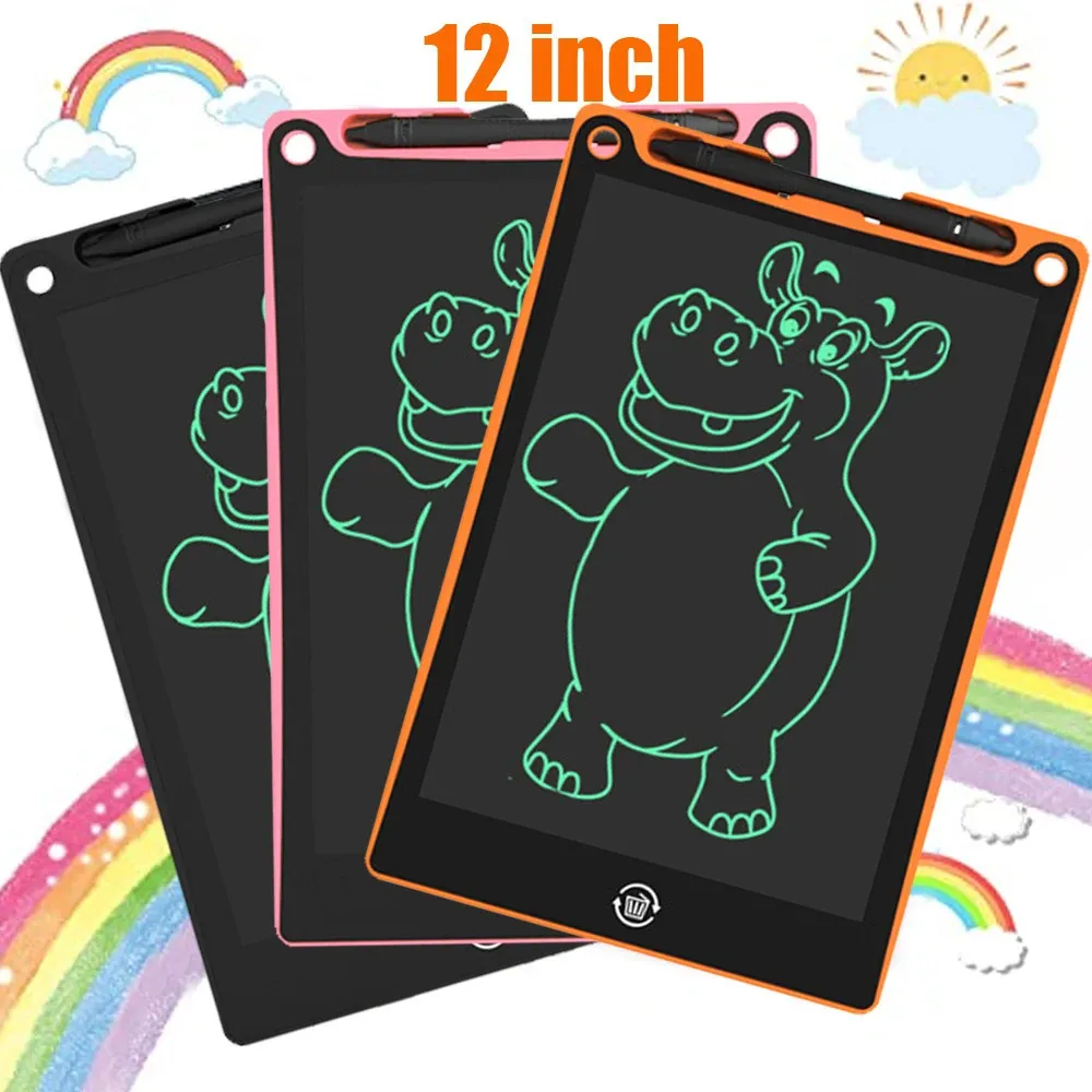 12 inç LCD Yazma Tablet Öğrenme Eğitim Oyuncakları Çocuklar İçin Tahtayı Çizim Kız Çocukları Sihirli Blackboard 240124