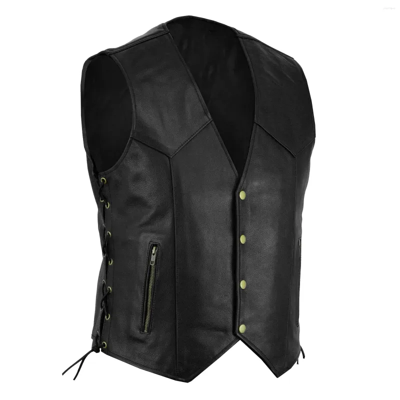 Gilet pour hommes Fashion de couleur masculine Viete de moto