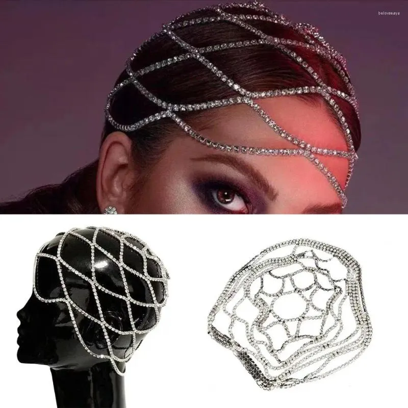 Hair Clips Multi Layer Headpiece Hollow Luxury Simple Headwrap Exquisite Unique Head Cap Nice-looking Charming Chain For Wedding