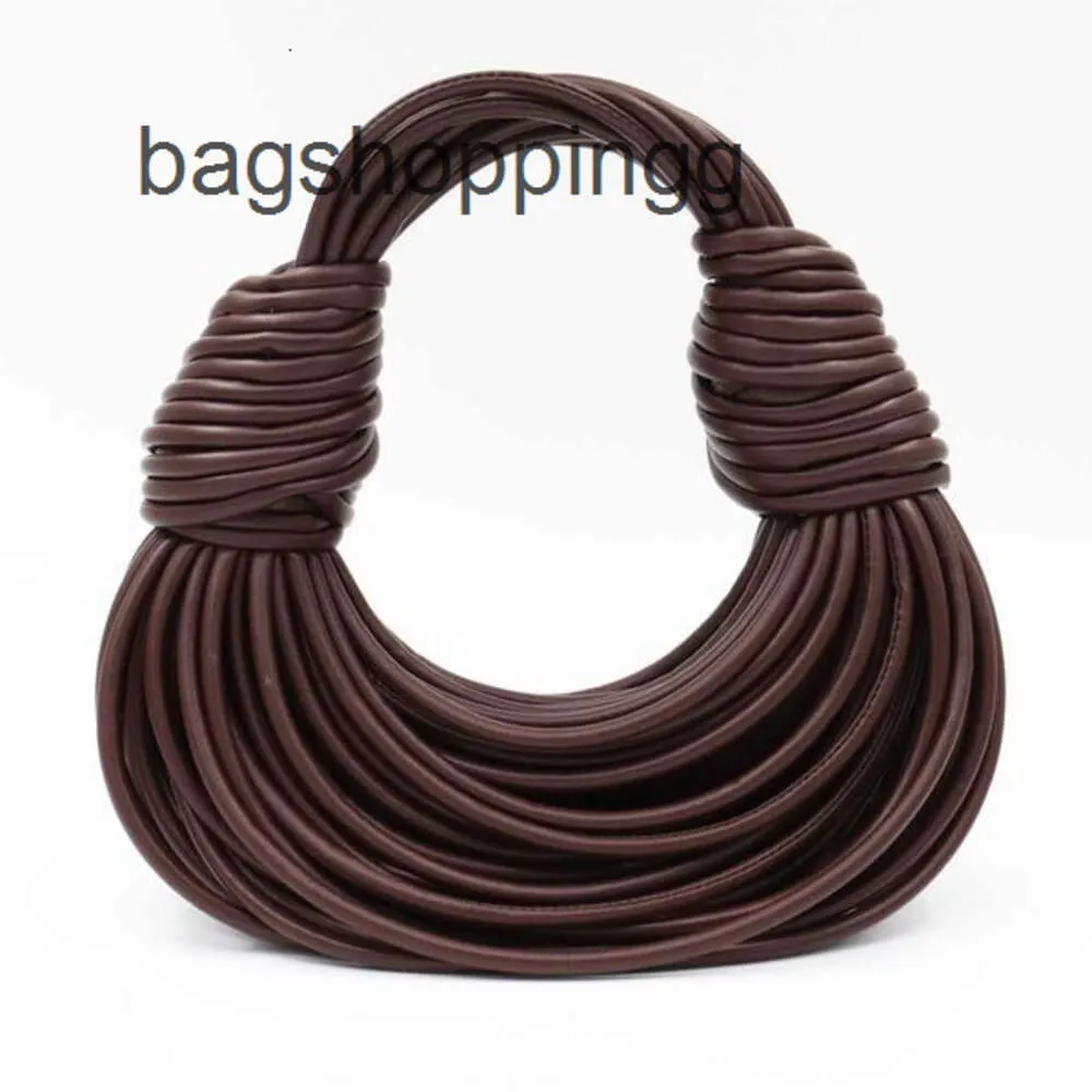 Knut dubbel knutna väskor Evening Womens Boteega Designer Bag Pure Venata 2024 Woven Handbag Rope Calf Hand Leather Najf R0p WF0R