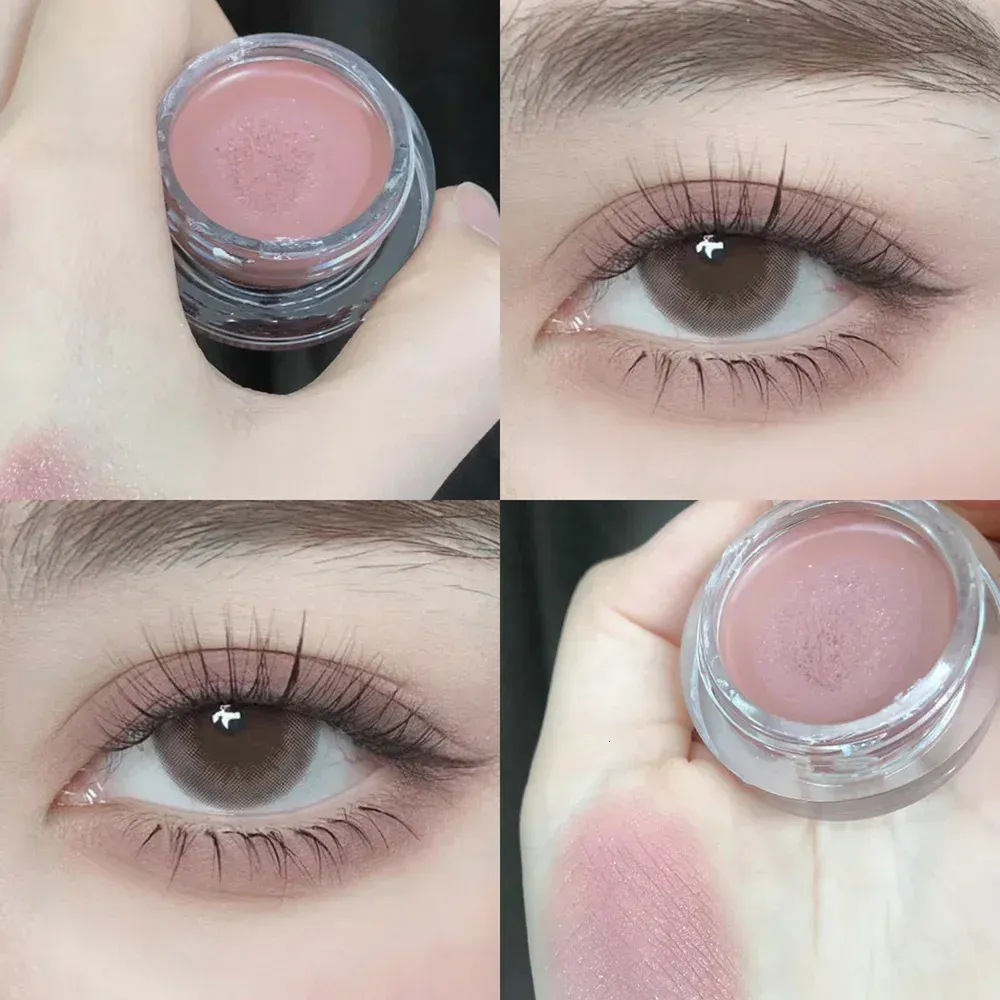 Crème de fard à paupières monochrome, correcteur pour les yeux, Base de maquillage, primaire mat, violet fumé, ton de peau, longue durée, imperméable, 240123