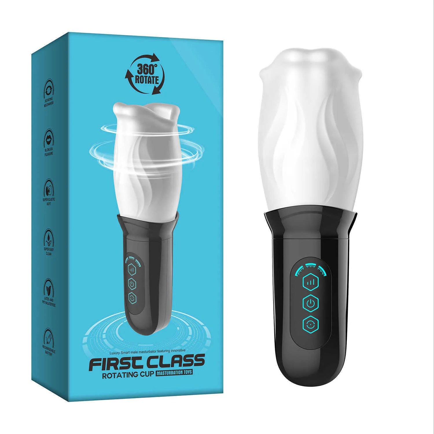 fully automatic masturbating cup Dibe fully automatic domineering double head masturbation cup – honeysx main image 0