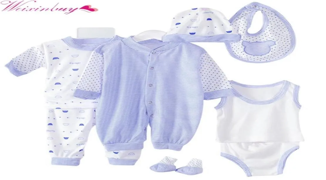 8PCS Newborn Baby Clothing Set Tracksuit Infant Boy Clothes Children Cloth Suit New Born Toddler Girl Boy baby clothing sets 210428762197