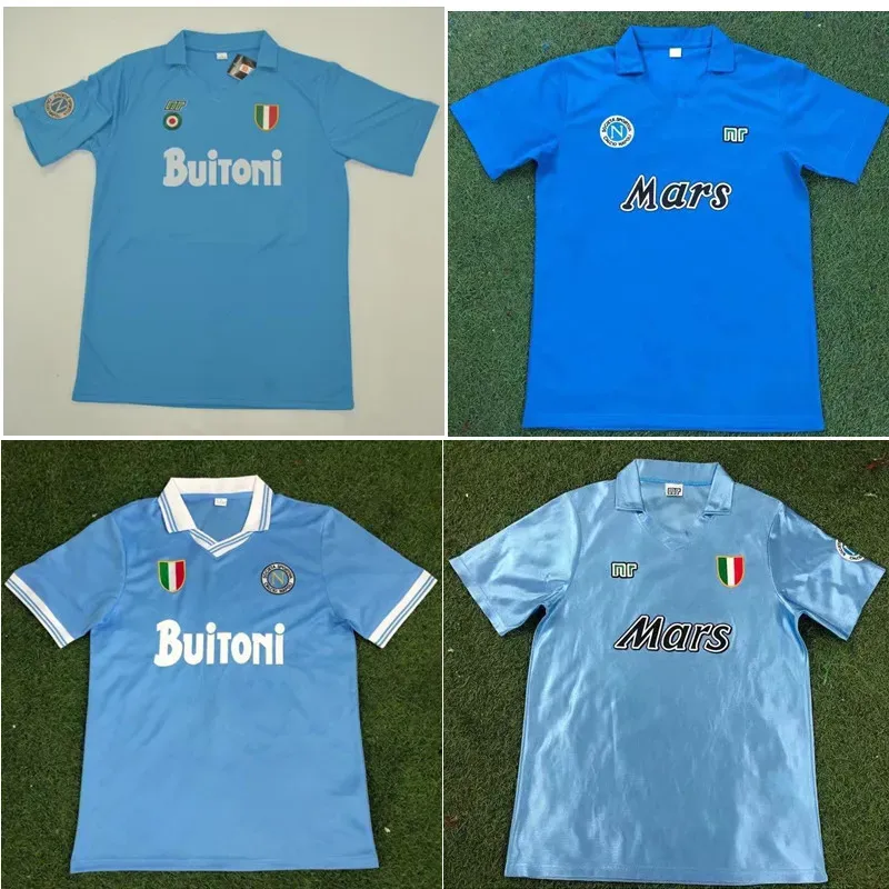 86 TOP NAPOLI 87 88 89 90 91 93 RETRO koszulki Maradona Soccer Jersey 1986 1987 1988 1989 1990 1991 1993 Neapol Football Shirts Vintage Classic de Foot