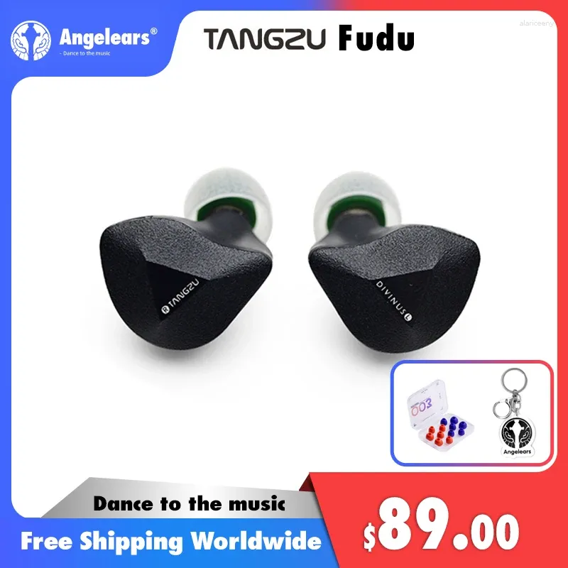 Tangzu fudu Hifi Audiophile Earphone 1DD 2BAハイブリッドインイヤーモニター音楽スポーツイヤホン4.4mmプラグデタッチャブル0.78 2pinケーブルIEM