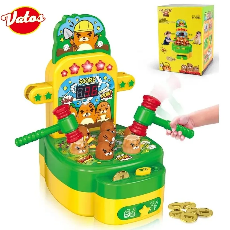 whack game mole Toyding Toys Todler Toys Mini Electronic Arcadeゲーム早期教育インタラクティブなおもちゃ34 5 6 240131