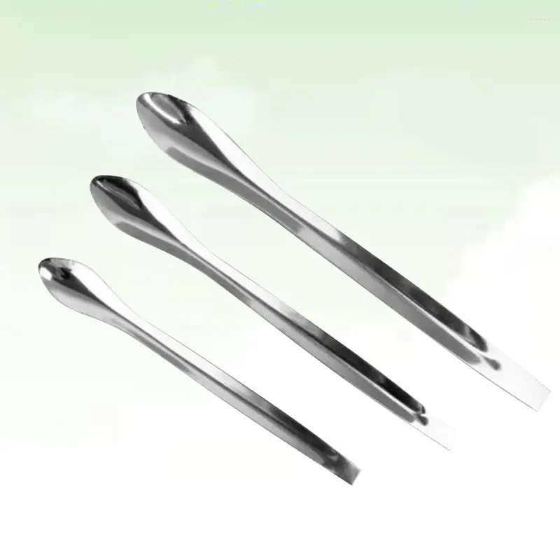 Makyaj fırçaları 3 PCS alt paket aracı yüz losyon aplikatör ruj toz kaşık spatula