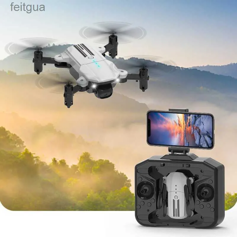 Drones Mini RC Drone 4K Dual Camera HD Wifi Fpv Fotografie Opvouwbare Quadcopter Professionele H19 Hoogte Hold Draagbare Dron Speelgoed YQ240211
