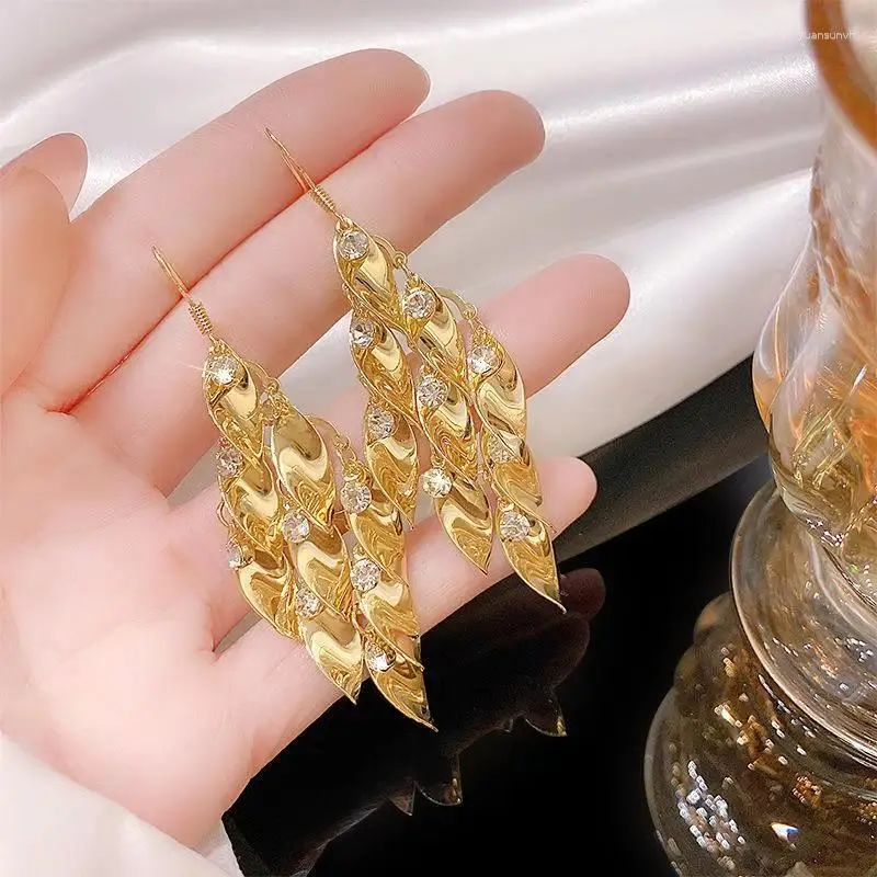 Brincos de parafuso prisioneiro design coreano sentido folha borla sorte amor coração dia das mães mulher menina casamento bênção orelha studs jóias
