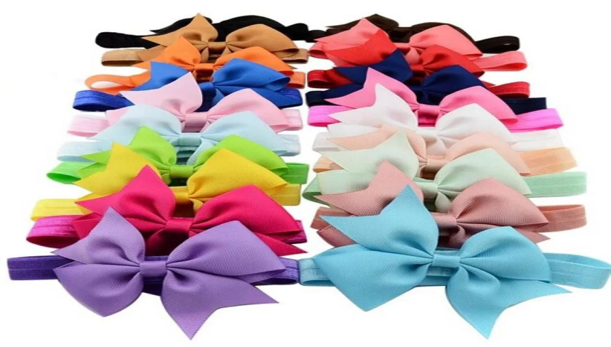 50 pzlotto 3 pollici neonate fiocco per capelli grosgrain boutique capelli fiocchi di nastro accessori per capelli per bambini fiocco infantile fascia2593654