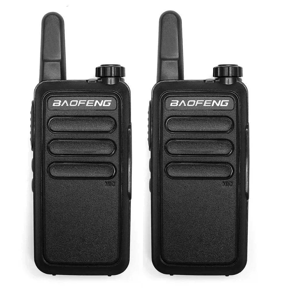 Mini BaoFeng Walkie Talkies BF-R5 USB Charger Small Radios BFR5 For Kid Gift Thin Two-Way Children Toys Communication Transmiter 240129