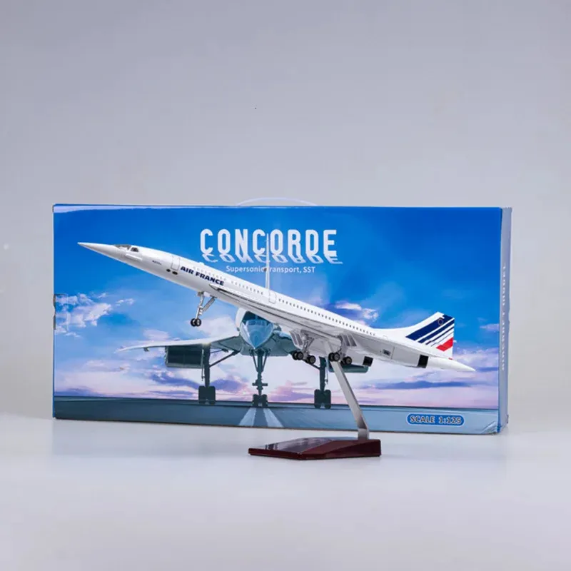 50cm 1/125 Escala Avião Concorde Ar França Companhia De $355,91