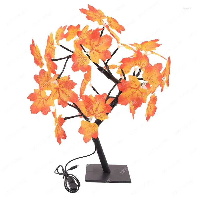 Bordslampor LED Tree Lamp Cherry Blossom Jul dekoration liten natt