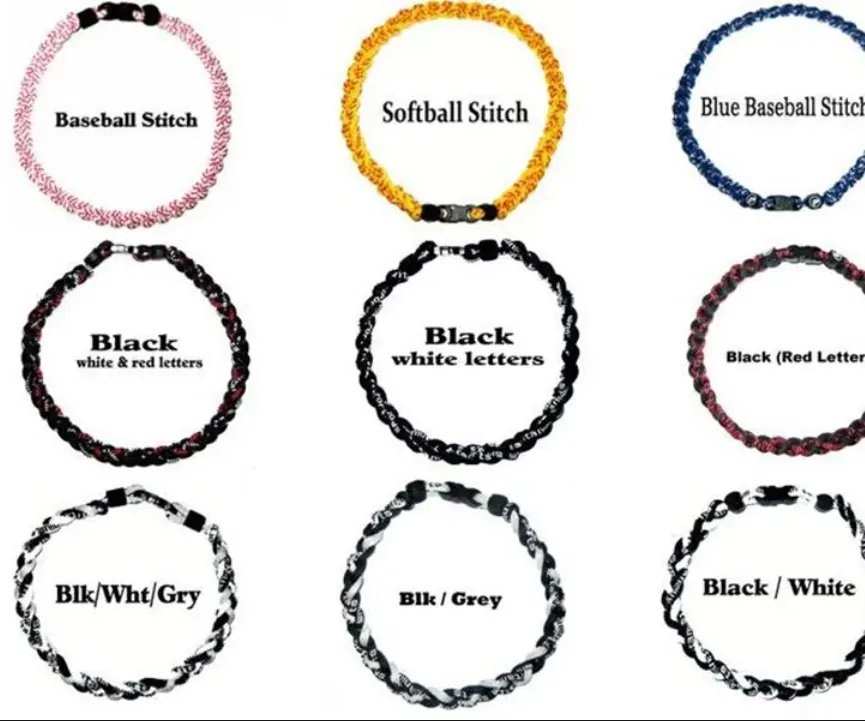 Titanium Sport Accessories Netclace Netclace Number Number 0-9 Weaves Necklace Outfit Sport Softball Football Length: 16 "، 18" ، 20 "