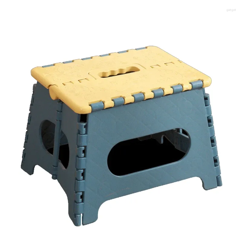 Camp Furniture Thickened Plastic Mini Folding Stool Portable Outdoor Picnic Family Camping Chair