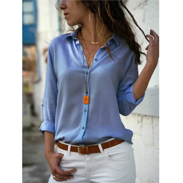 Blusa De Gasa Para Mujer Top Primavera Otono 2020 Camisas Con Cuello Vuelto Tops Y Blusas De Oficina Informales Con Rayas Florales Blusas De Talla Grande Xxxl De 106 51 DHgate
